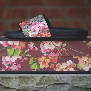 GG Blooms Supreme slide sandal